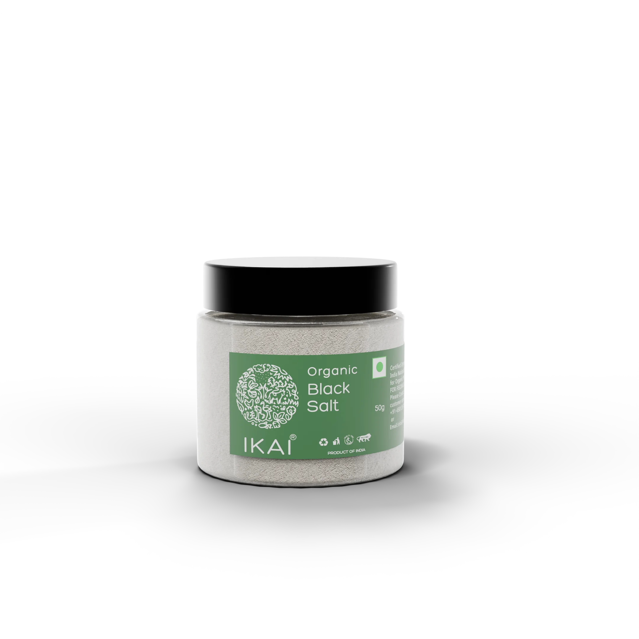 Natural Black Salt | Kala Namak | Mineral Rich | Flavour Enhancer | 50g