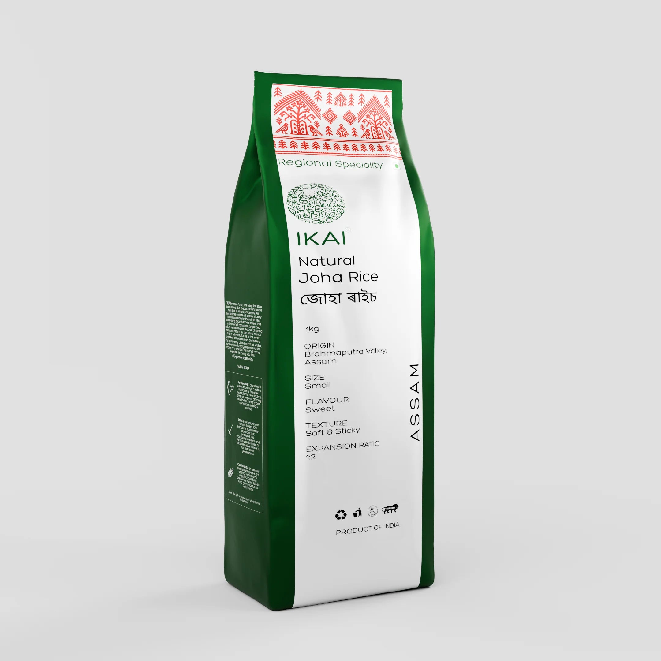 Natural Joha Rice | Heirloom Rice | Aromatic | Regional Specialty-Assam | 1000g