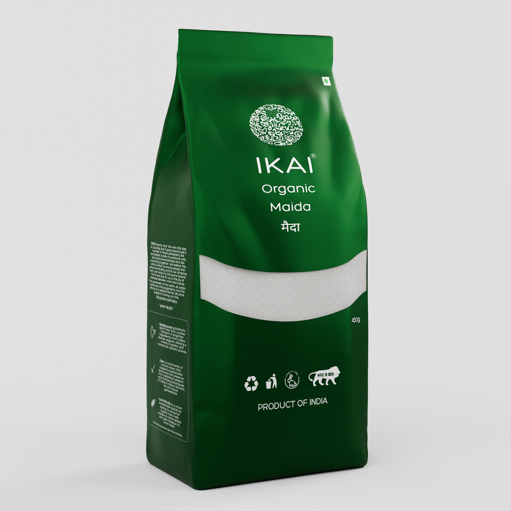 Organic Maida | All purpose flour | Bakery Flour | Refined wheat flour | 450g