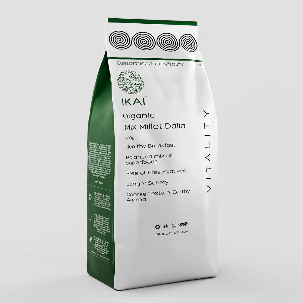 Organic Mix Millet Dalia | Multi Millets | Customised For Vitality | Gluten Free | 500g