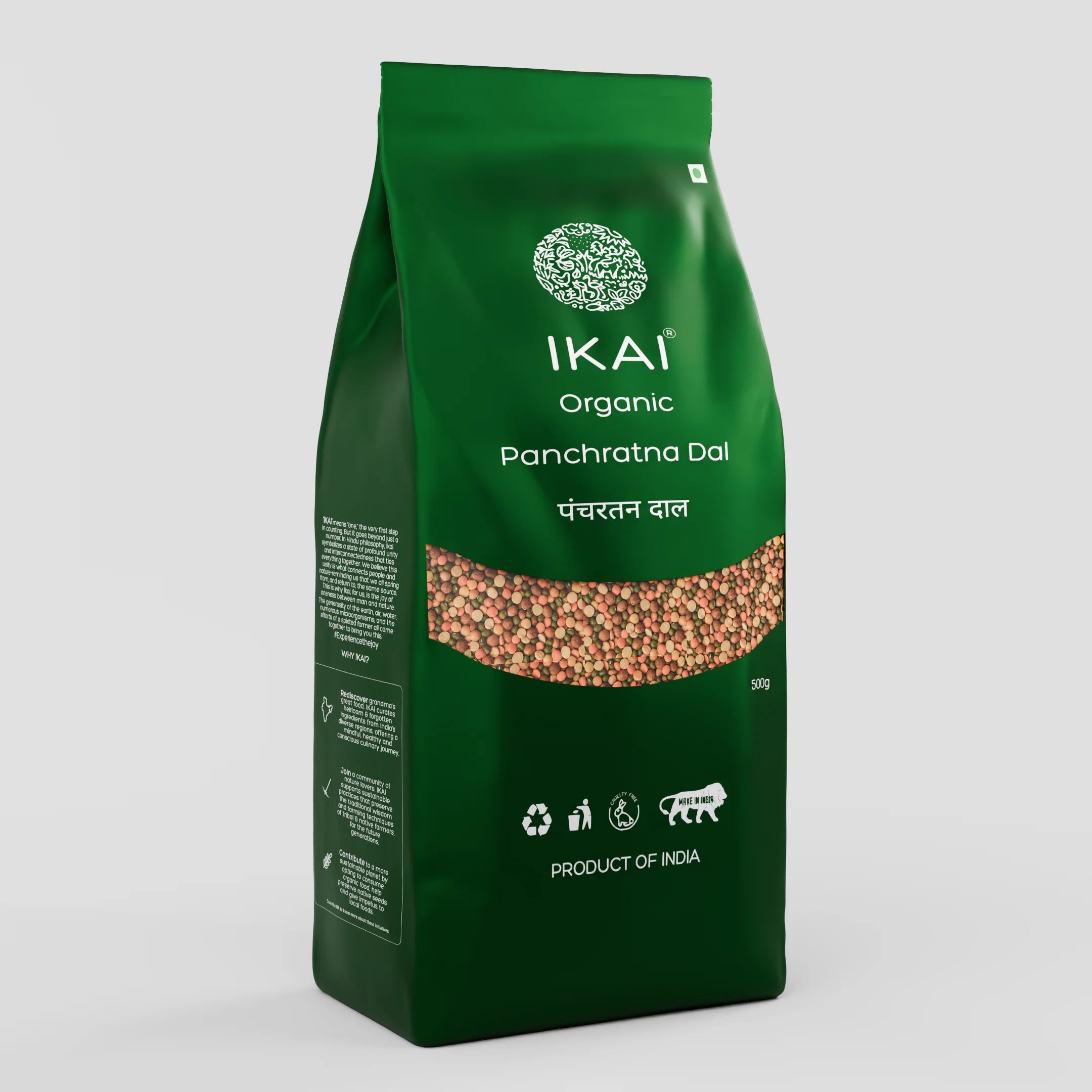 Organic Panchratna Dal | Organic Mixed Pulses | Natural Protein Foods | 500g