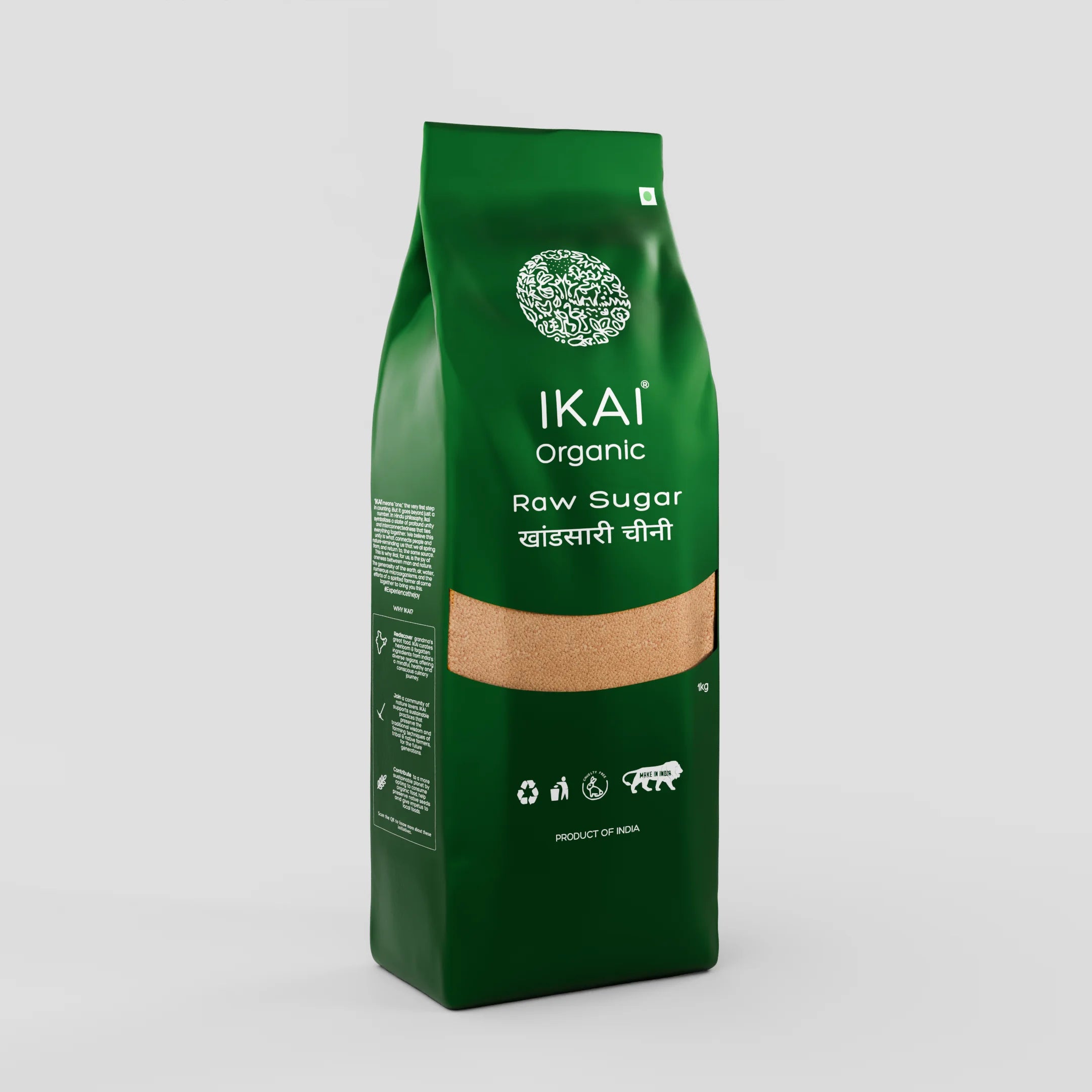 Organic Raw Sugar | Desi Khandsari | Healthy and Organic Foods | 1000g