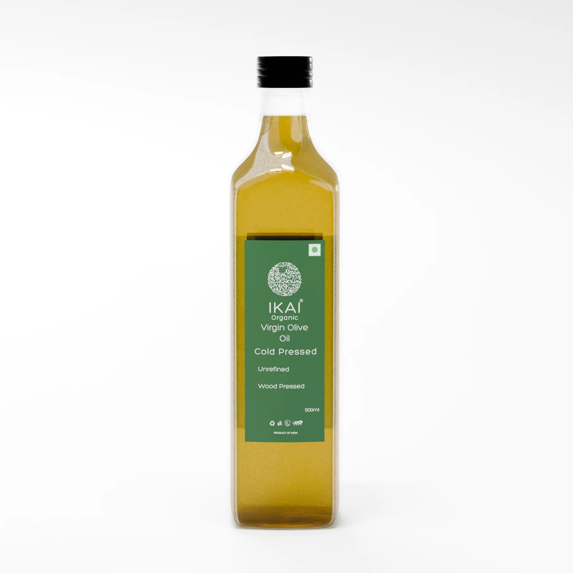 Organic Virgin Olive Oil | Cold Pressed | Wood Pressed | Unrefined | 500ml