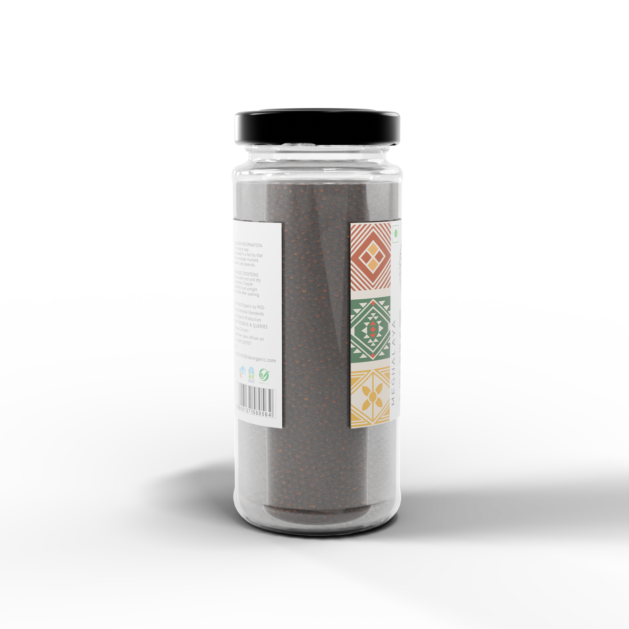 Natural Black Pepper Whole | Kali Mirch | Sohmrit | Regional Speciality-Meghalaya | 100g