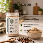 Organic Desi Protein Drink |Made from Black Chana Sattu |Natural Protein Food |Customised For Vitality |Gluten Free |250g