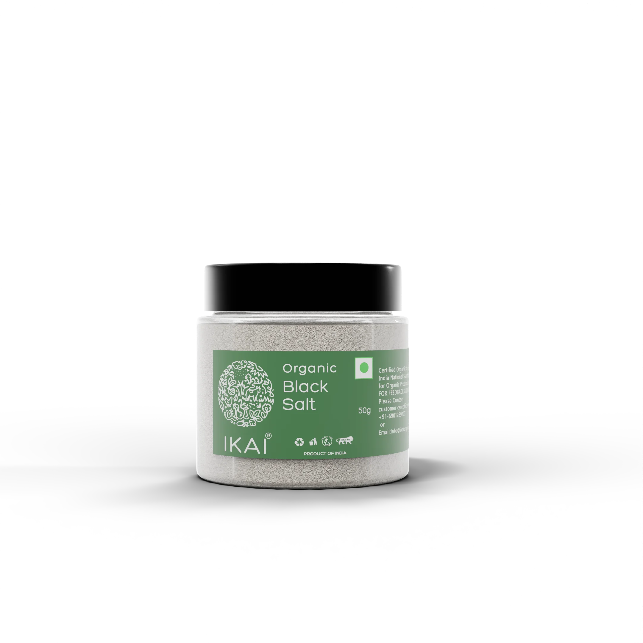 Natural Black Salt | Kala Namak | Mineral Rich | Flavour Enhancer | 50g