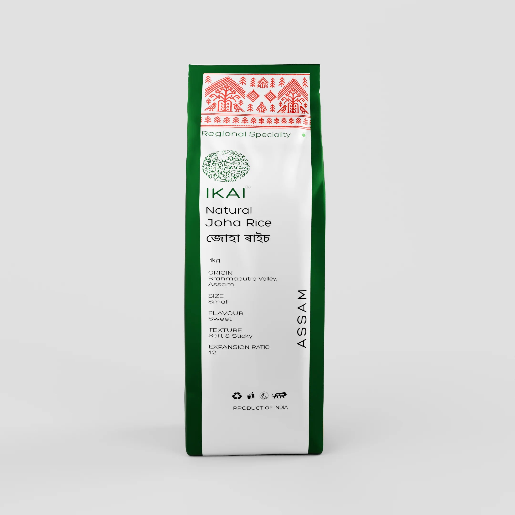 Natural Joha Rice | Heirloom Rice | Aromatic | Regional Specialty-Assam | 1000g