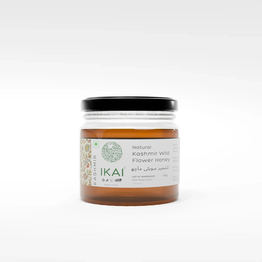 Natural Kashmir Wild Flower Honey | Unprocessed | Regional Specialty-Kashmir | 350g
