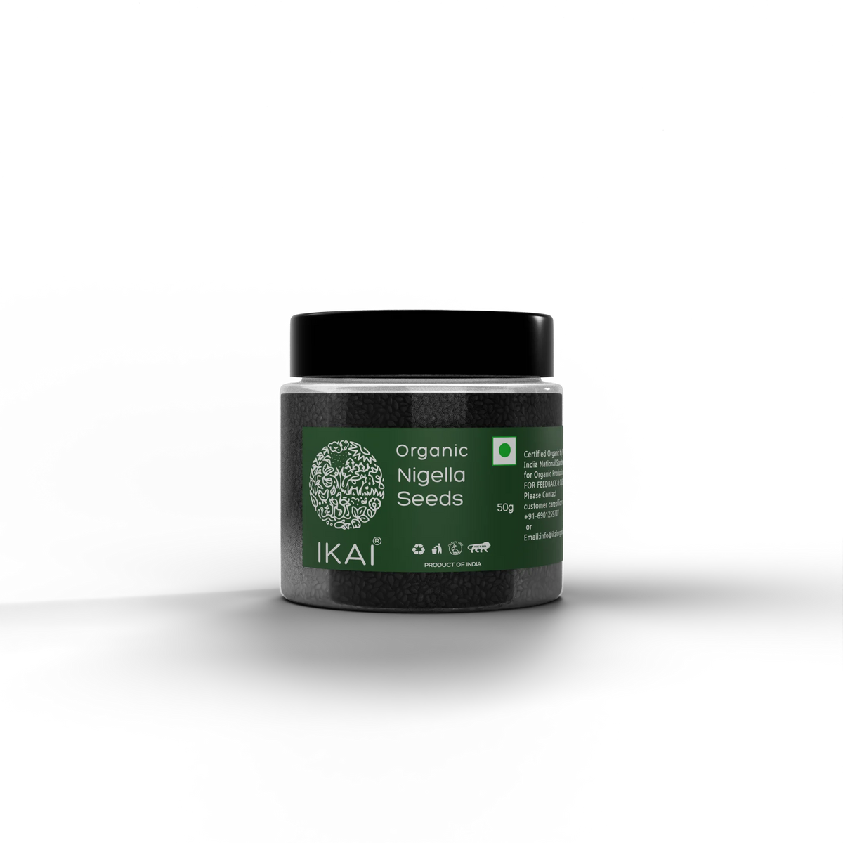 Mangrail Natural Nigella Seeds 50g | Kalonji Kala Jeera – IKAI ORGANIC
