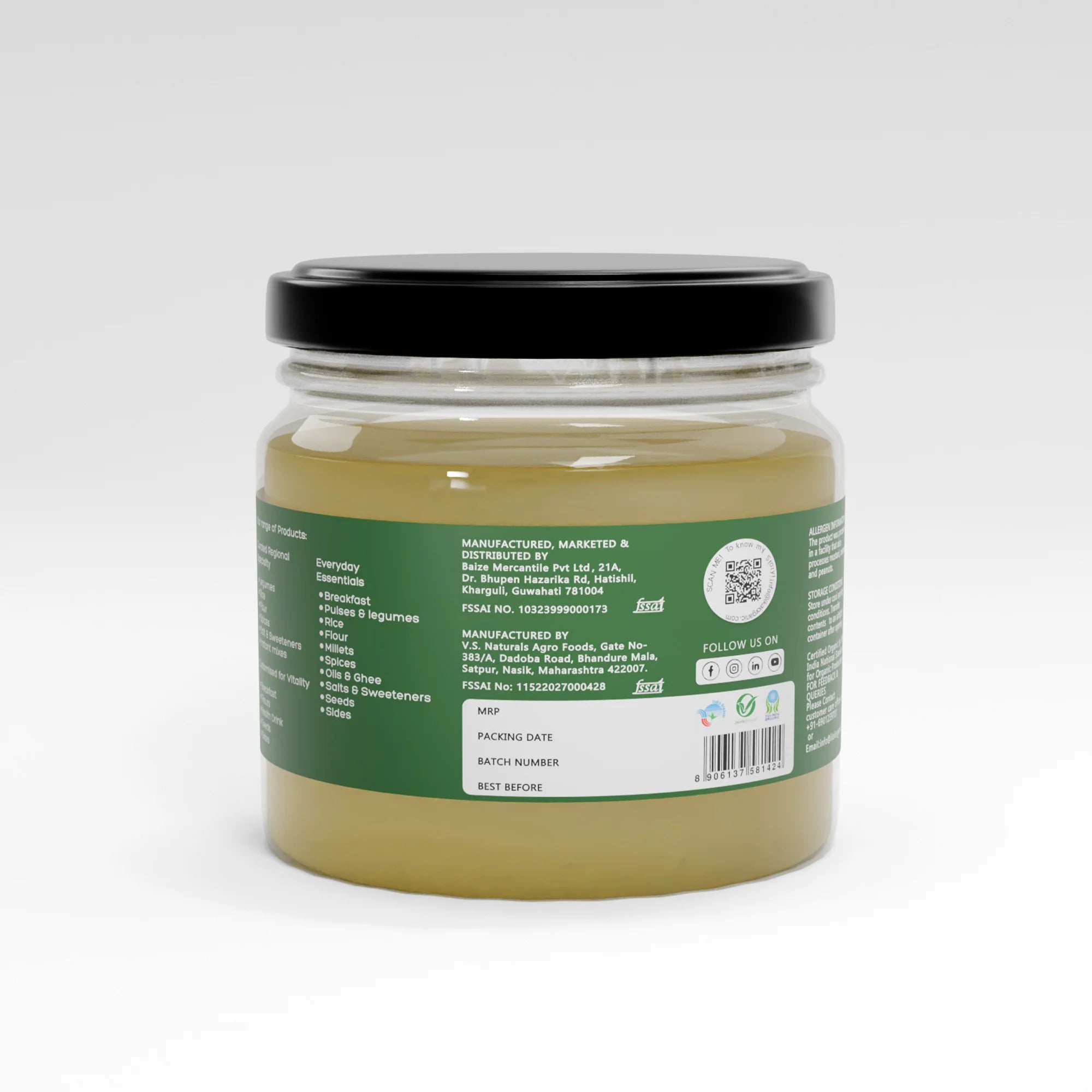 Organic Desi cow ghee | 100% Cow ghee | Healthy & Organic Food | Pure | 250g