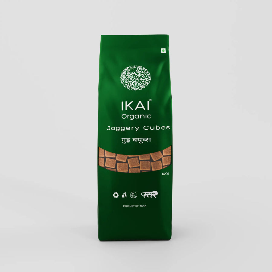 Organic Jaggery Cubes | Gur | Mineral Rich | Healthy and Organic Foods | 500g