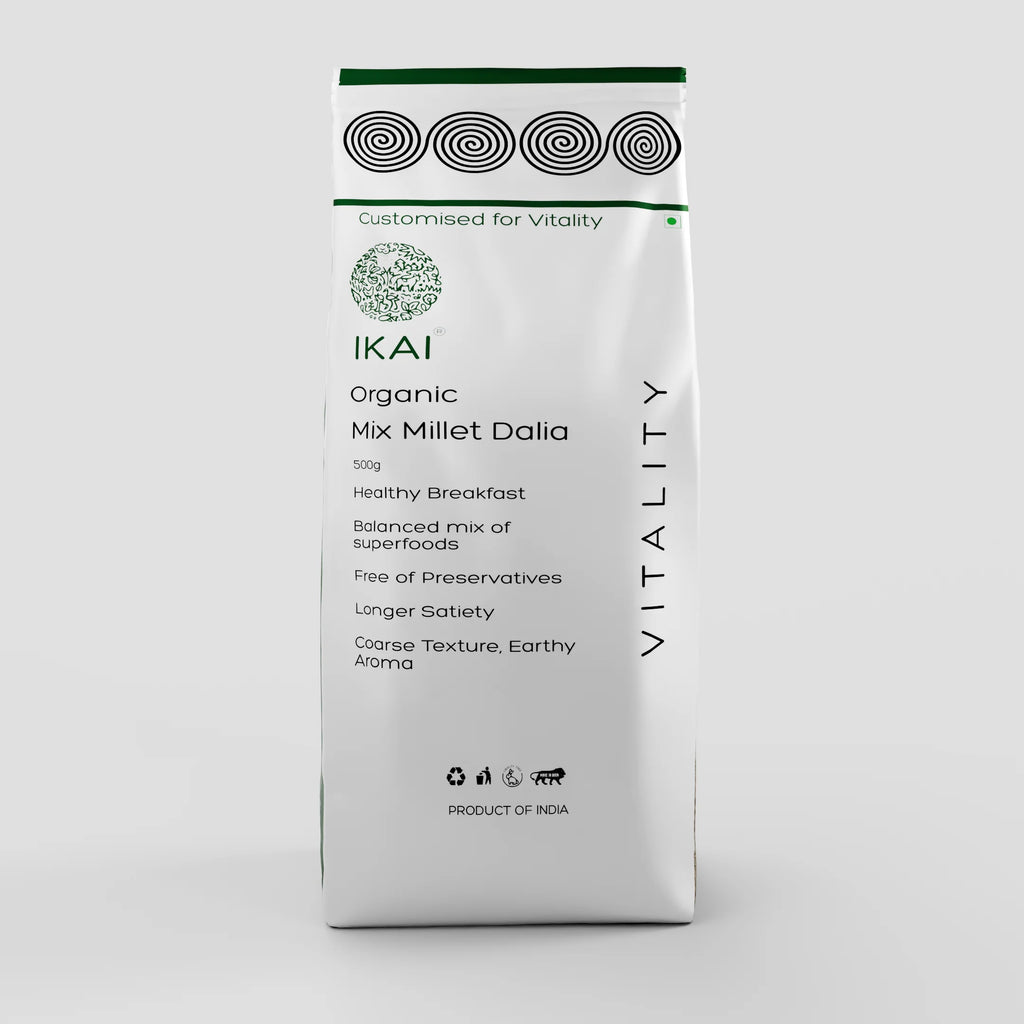Organic Mix Millet Dalia | Multi Millets | Customised For Vitality | Gluten Free | 500g