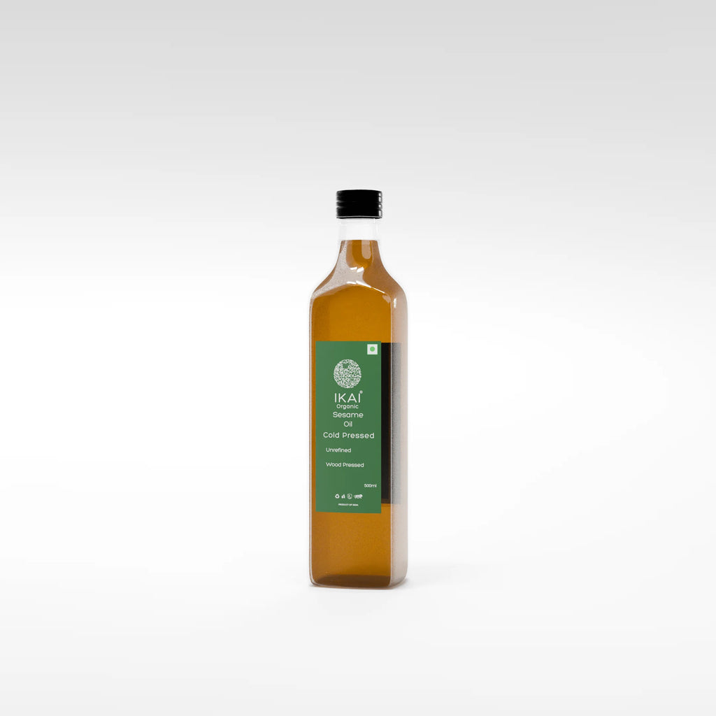Organic Sesame Oil | Cold Pressed | Wood Pressed | Gingelly Oil | 500ml