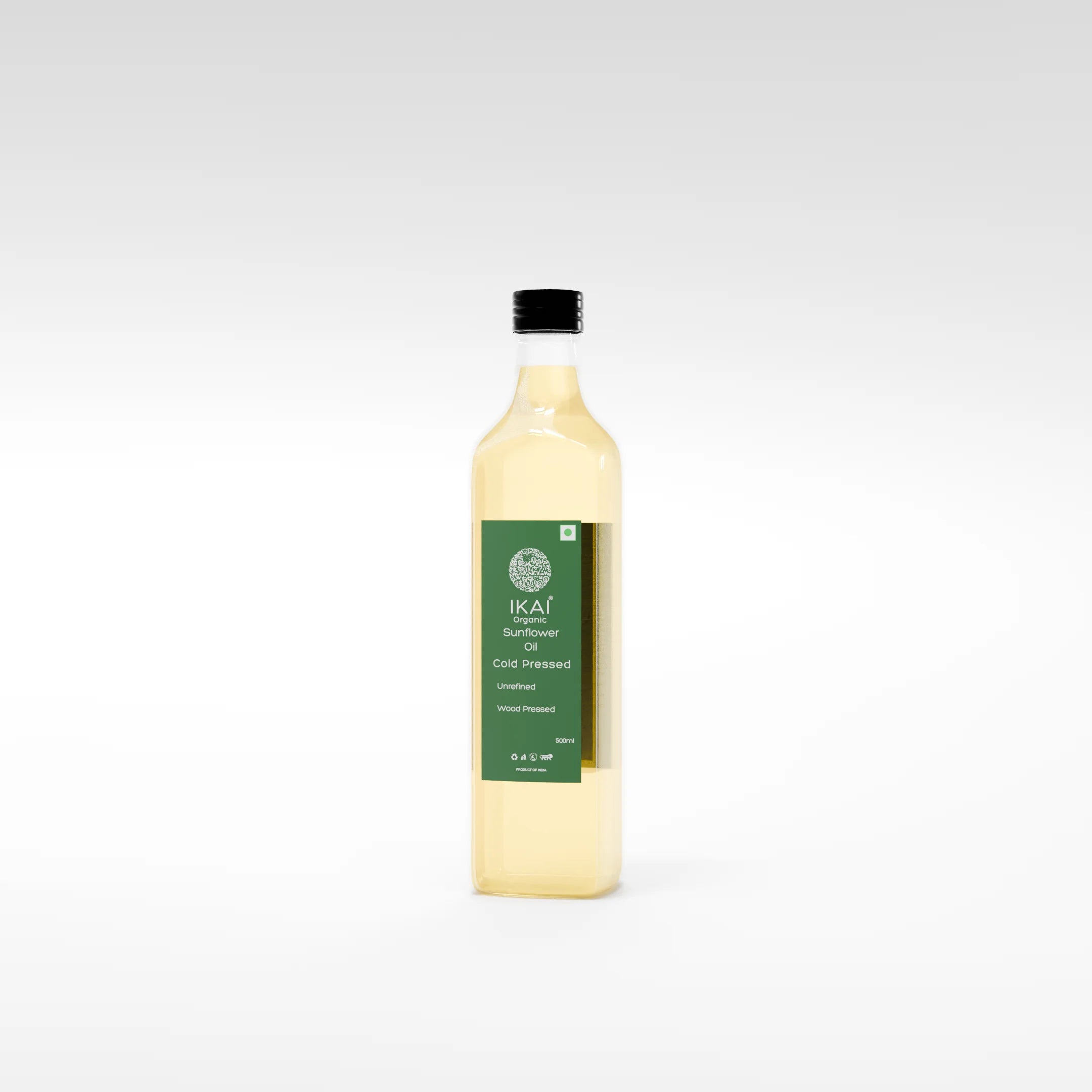 Organic Sunflower Oil | Cold Pressed | Wood Pressed | Unrefined | 500ml