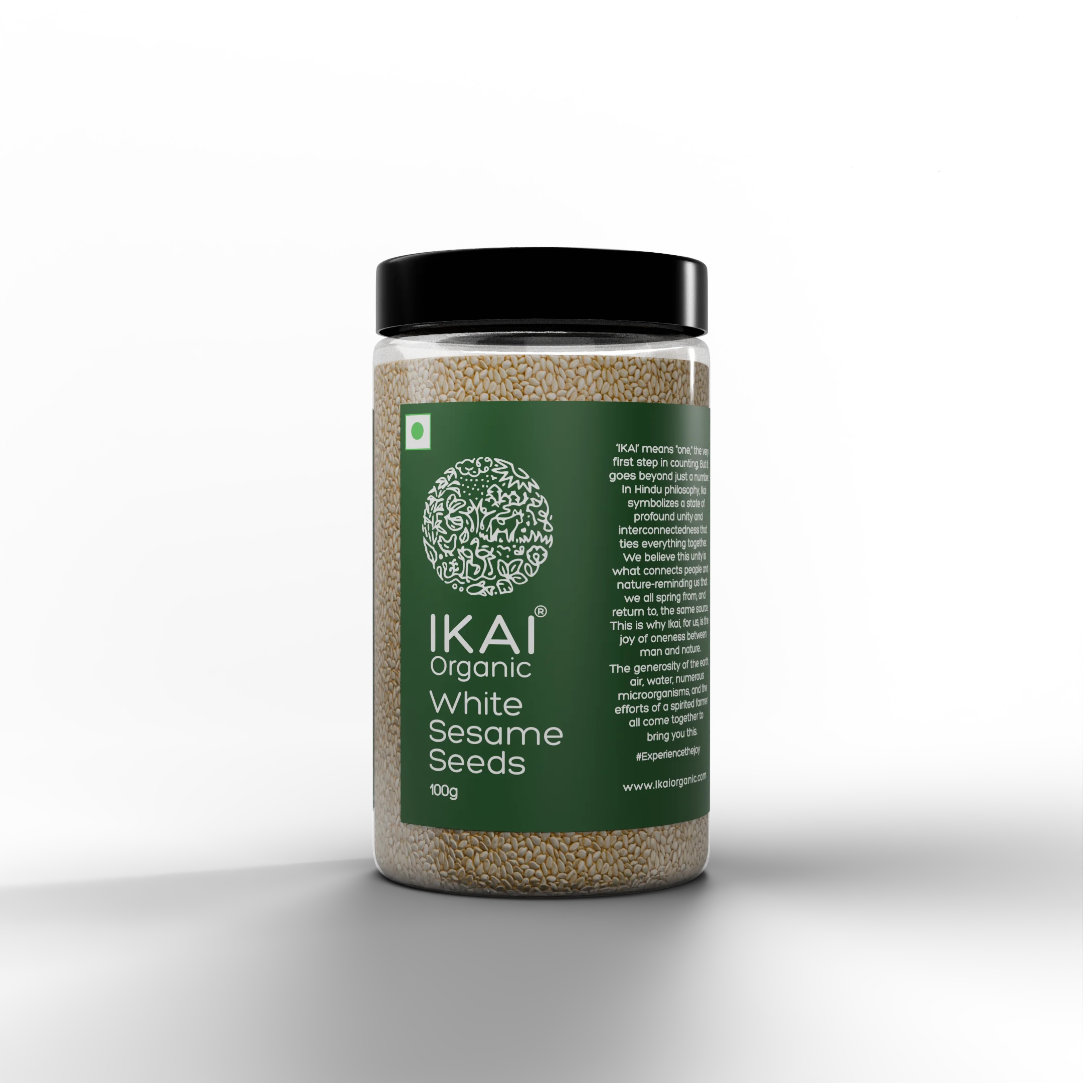 Organic White Sesame Seeds | Safed Til | Healthy Seeds | Good Fats | 100g