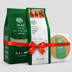 Protein Punch Trio - Natural Dry White Peas (500g), Natural Papad (250g) Organic Sattu (450g)