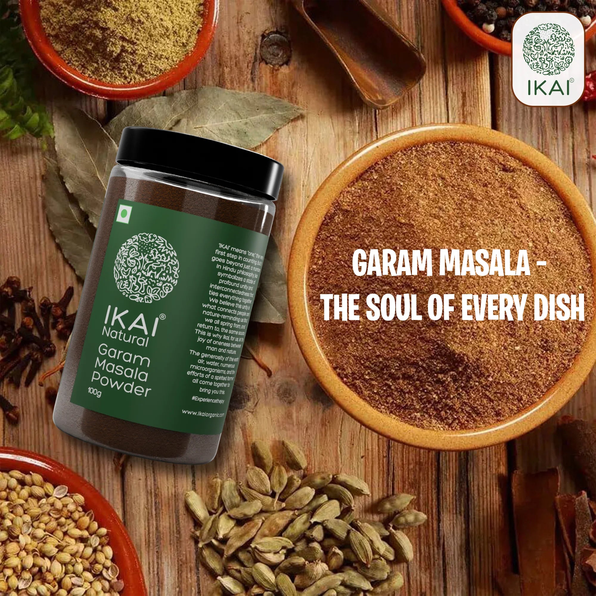 Natural Garam Masala Powder | Blended Spices | 100 gm
