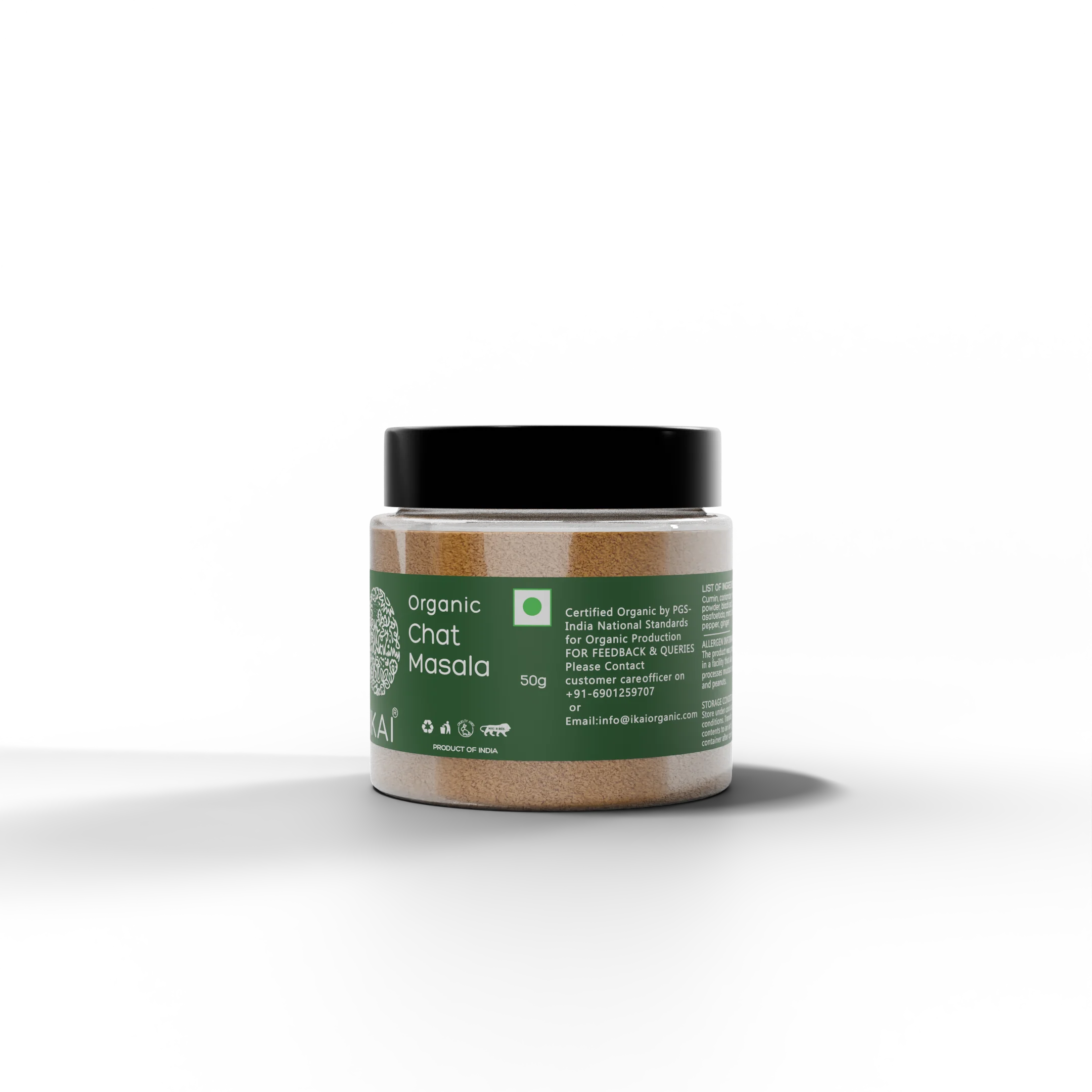 Organic Chat Masala | Chatpata Spice Mix | Premium Spice Blend | Pure | 50g