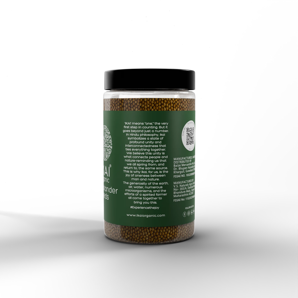 Organic Coriander Seeds | Sabut Dhaniya | Pure | Healthy & Aromatic | 50g