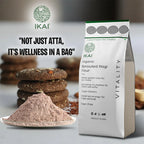 Organic Sprouted Finger Millet/Ragi Atta | Gluten Free | Sprouted | Customised for Vitality | 450g