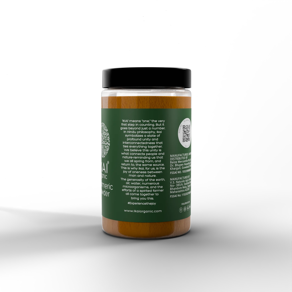 Organic Turmeric Powder | Haldi Powder | Medicinal | High Curcumin | 100g