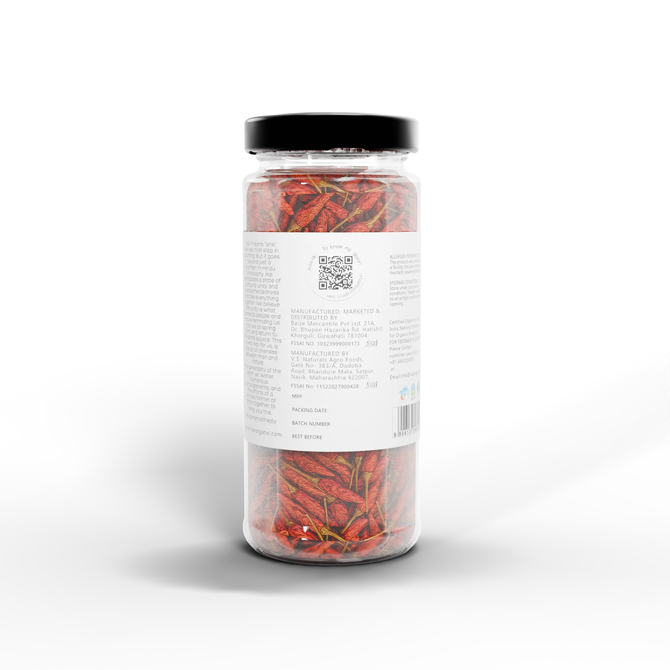 Natural Bird’s Eye Chilli | Mizo Hmarchate | Regional Speciality-Mizoram | Exotic | 25g