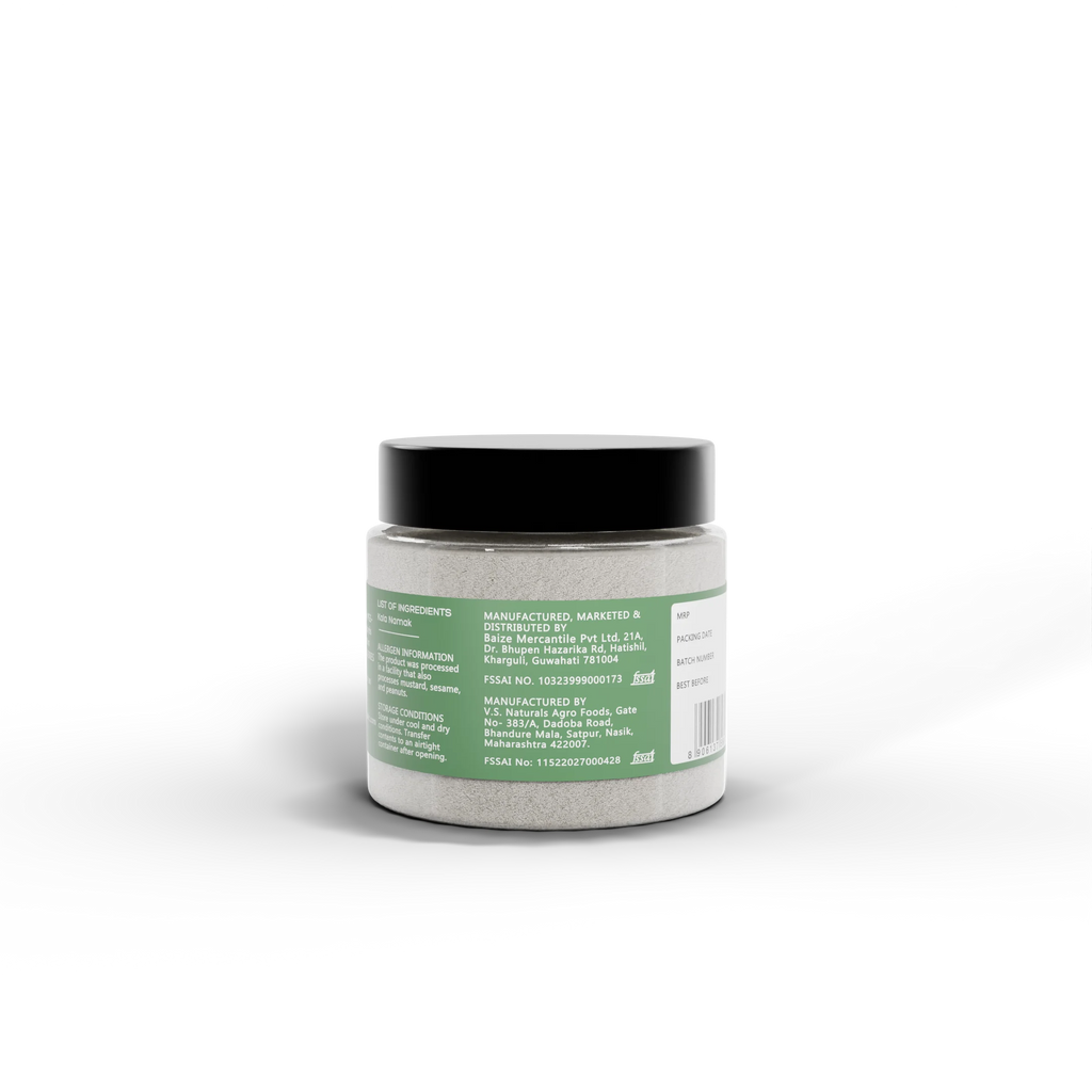 Natural Black Salt | Kala Namak | Mineral Rich | Flavour Enhancer | 50g