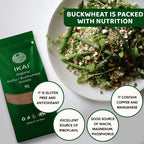 Organic Buckwheat Groats Kuttu | Gluten Free | Ancient Grain | Fasting Special | 500g