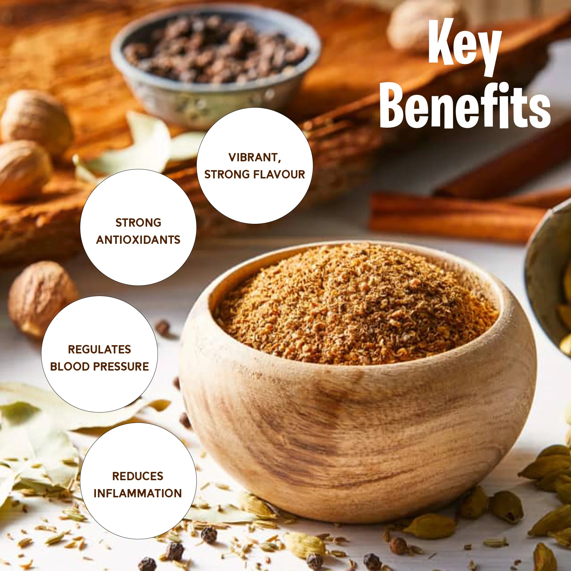 Natural Garam Masala Powder | Blended Spices | 100 gm