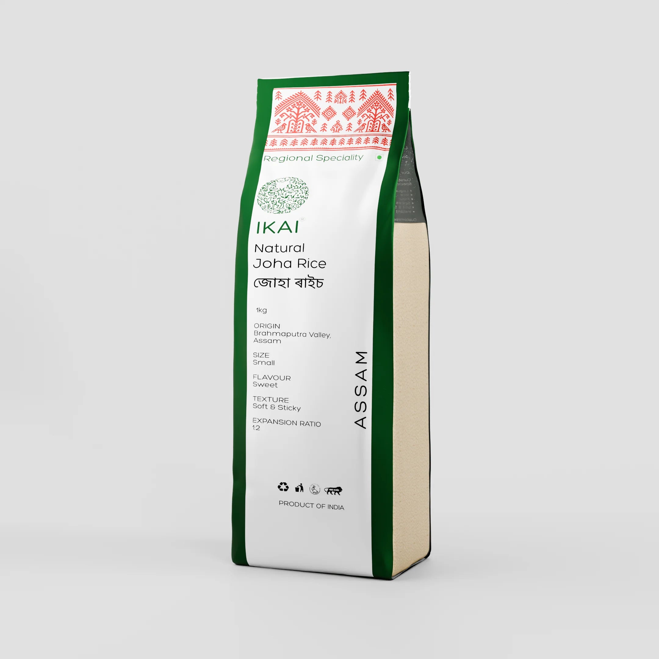 Natural Joha Rice | Heirloom Rice | Aromatic | Regional Specialty-Assam | 1000g