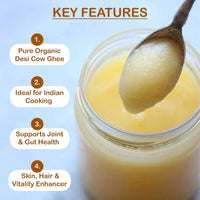 Organic Desi cow ghee | 100% Cow ghee | Healthy & Organic Food | Pure | 250g
