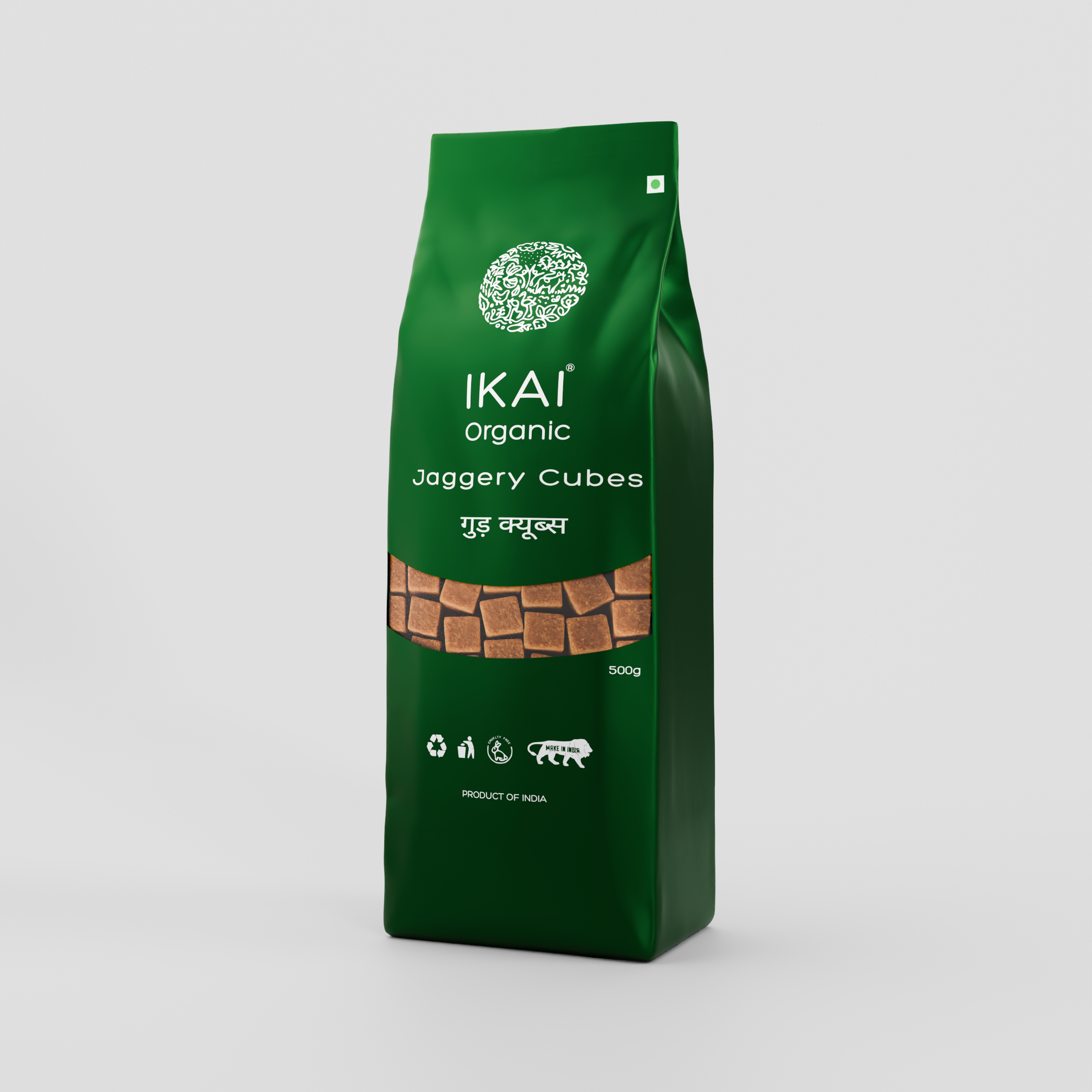 Organic Jaggery Cubes | Gur | Mineral Rich | Healthy and Organic Foods | 500g