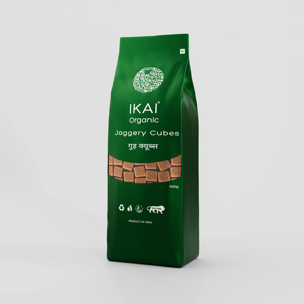 Organic Jaggery Cubes | Gur | Mineral Rich | Healthy and Organic Foods | 500g