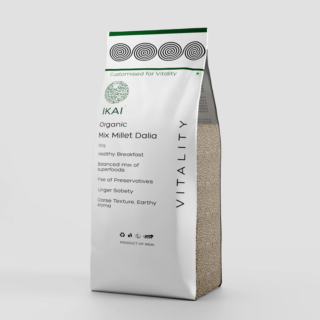 Organic Mix Millet Dalia | Multi Millets | Gluten Free | 500g