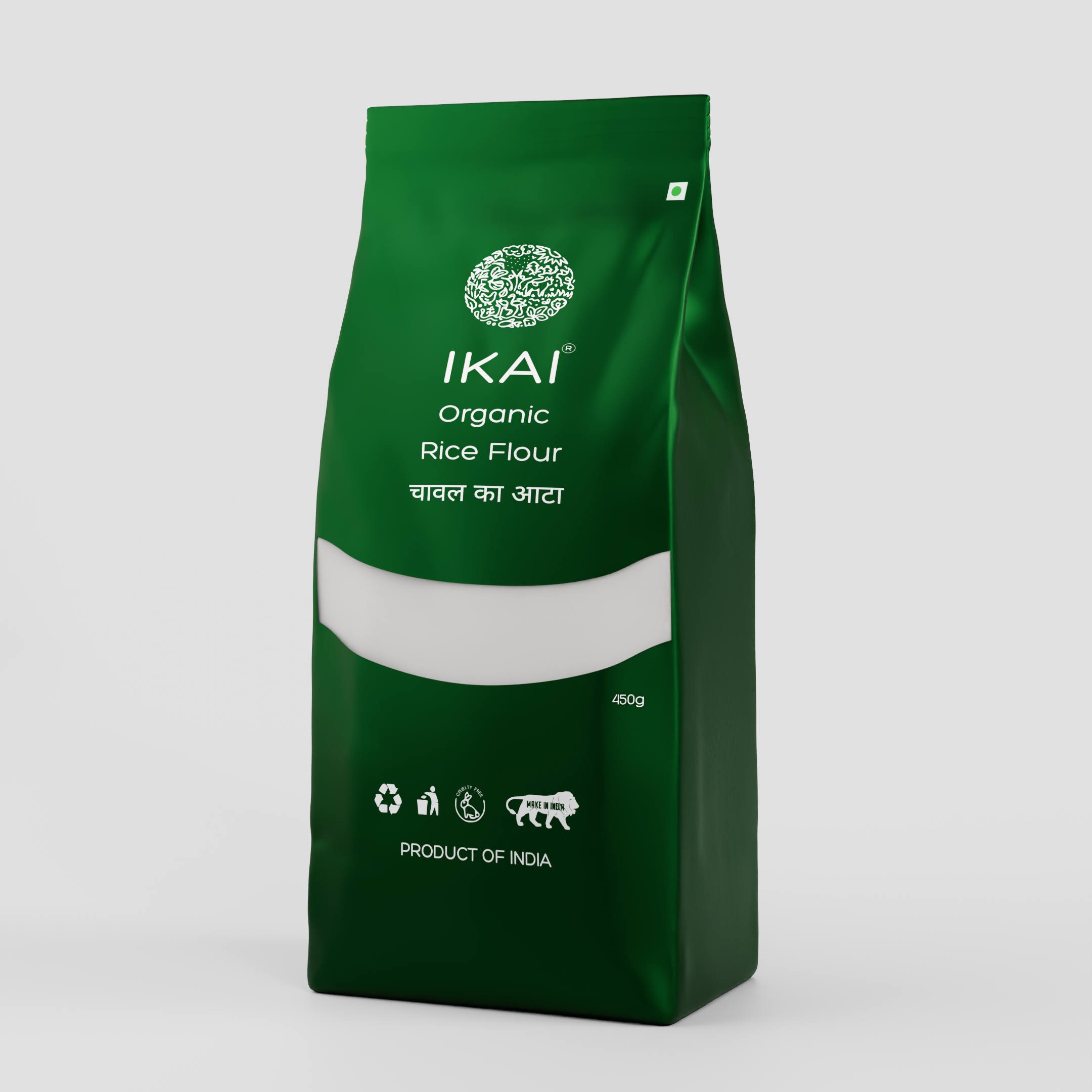 Organic Rice Flour | Chawal ka Atta | Gluten Free | Healthy and Organic foods | 450g