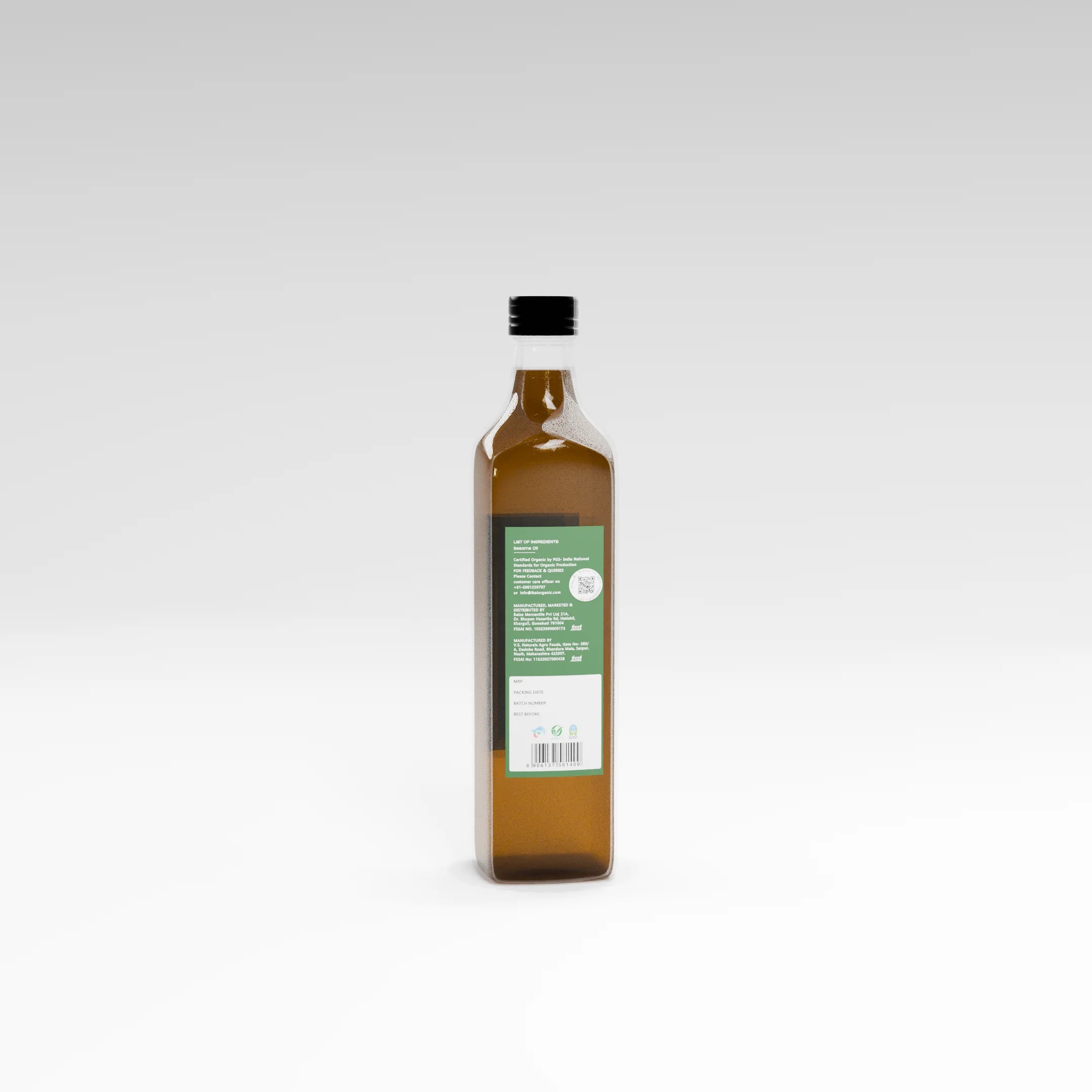 Organic Sesame Oil | Cold Pressed | Wood Pressed | Gingelly Oil | 500ml