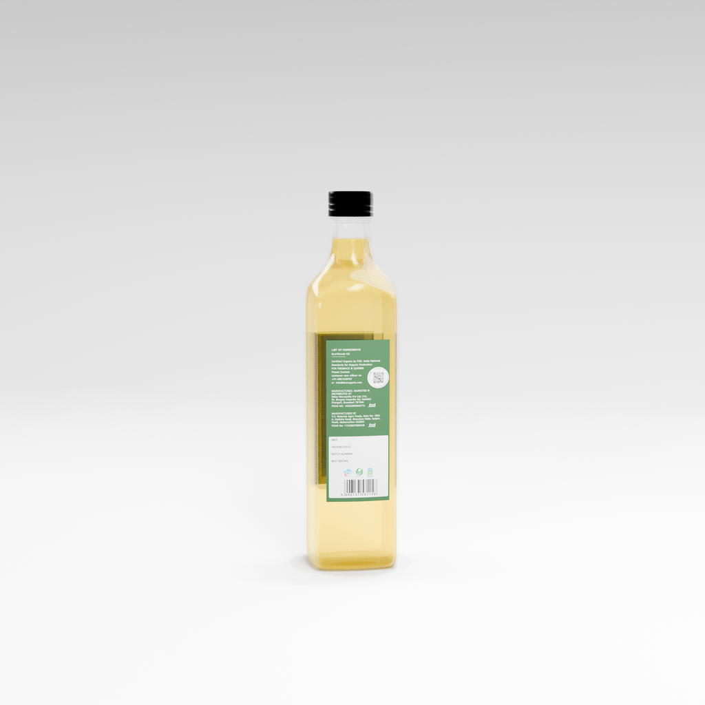 Organic Sunflower Oil | Cold Pressed | Wood Pressed | Unrefined | 500ml