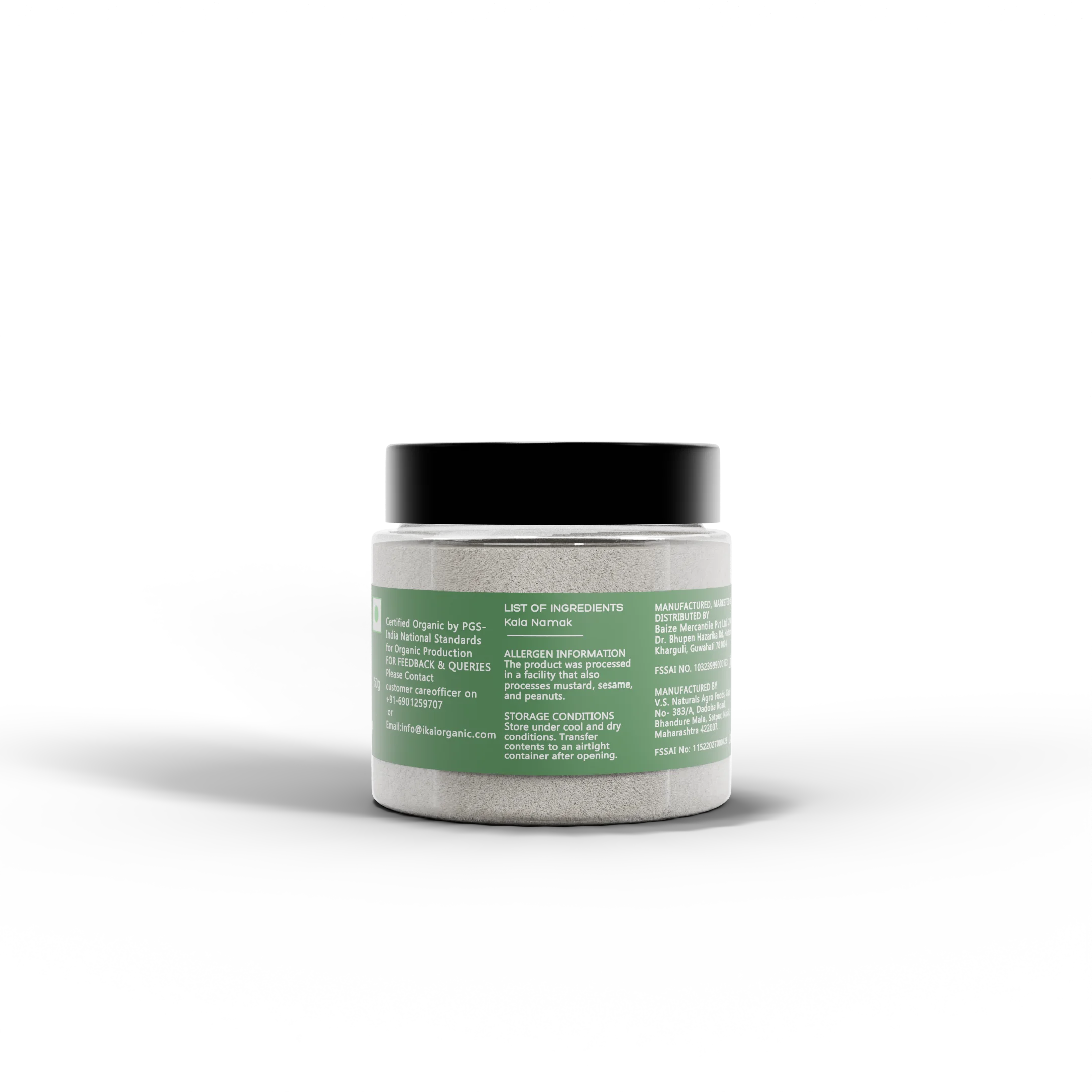 Natural Black Salt | Kala Namak | Mineral Rich | Flavour Enhancer | 50g