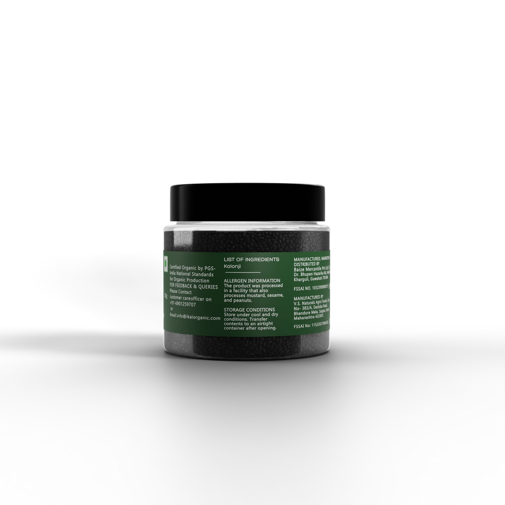 Natural Nigella Seeds | Kala Jeera | Kalonji | Mangrail | Aromatic Spice | 50g