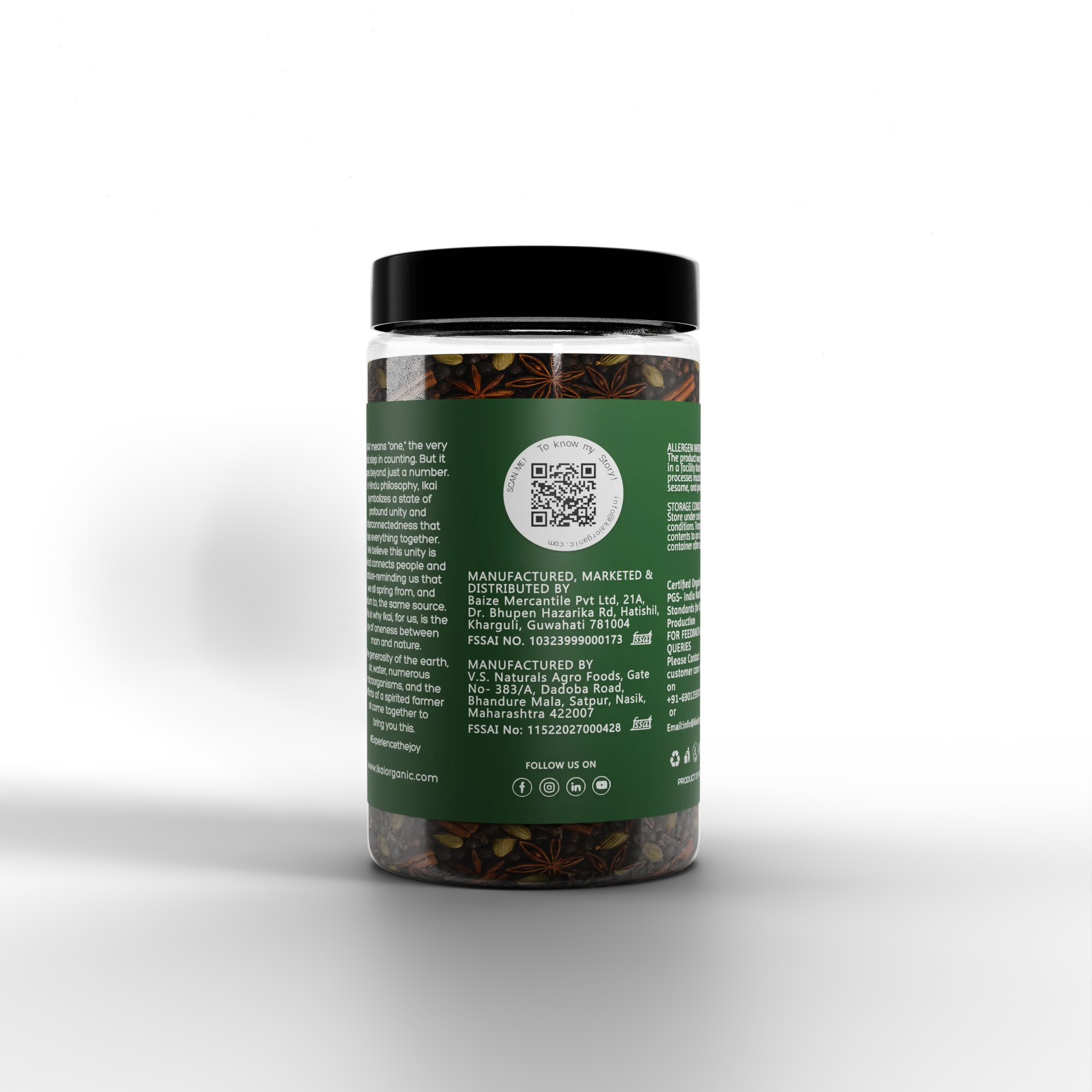 Natural Whole Garam Masala | Spice Mix | Medicinal | Pure | Aromatic | 50g