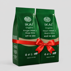 Ancient Grains Duo or Millet Magic Pack - Organic Finger Millet/ Ragi Atta (450g), Organic Pearl Millet/Bajra Atta (450g)