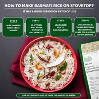 Organic Basmati Rice | Long Grain | Aromatic | Regional Specialty-Kashmir | 1000g