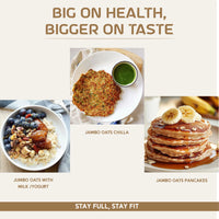 Organic Jumbo Oats | Healthy Breakfast | 500g | Ikai Organic