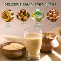 Organic Sattu | Regional Specialty-Bihar | Gluten Free | Natural Protein Foods | 450g