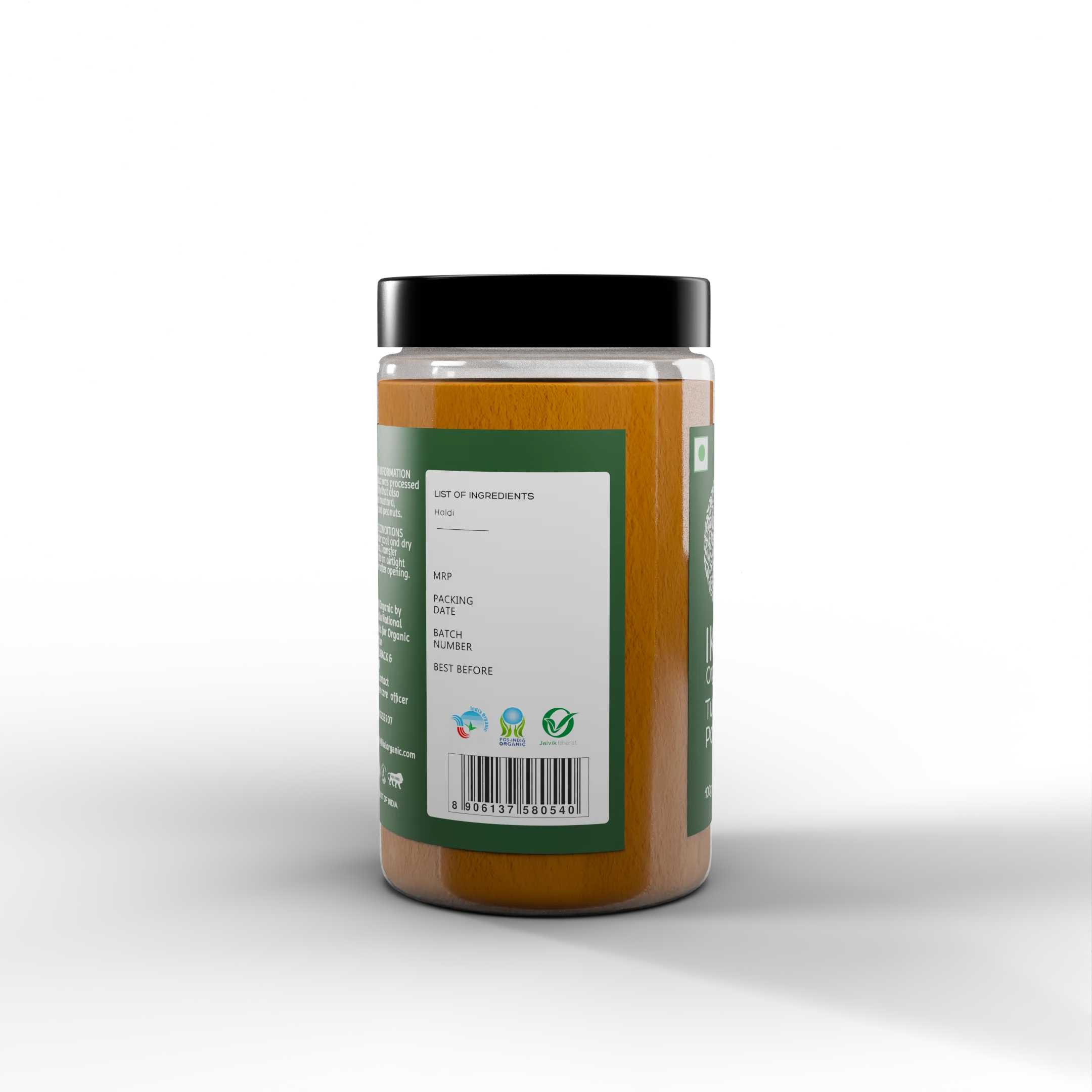 Organic Turmeric Powder | Haldi Powder | Medicinal | High Curcumin | 100g