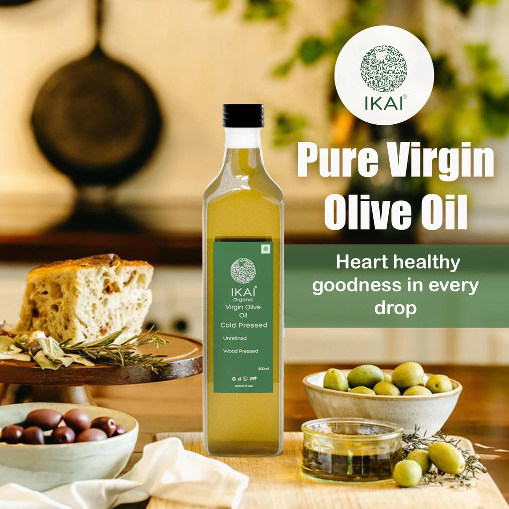Organic Virgin Olive Oil | Cold Pressed | Wood Pressed | Unrefined | 500ml