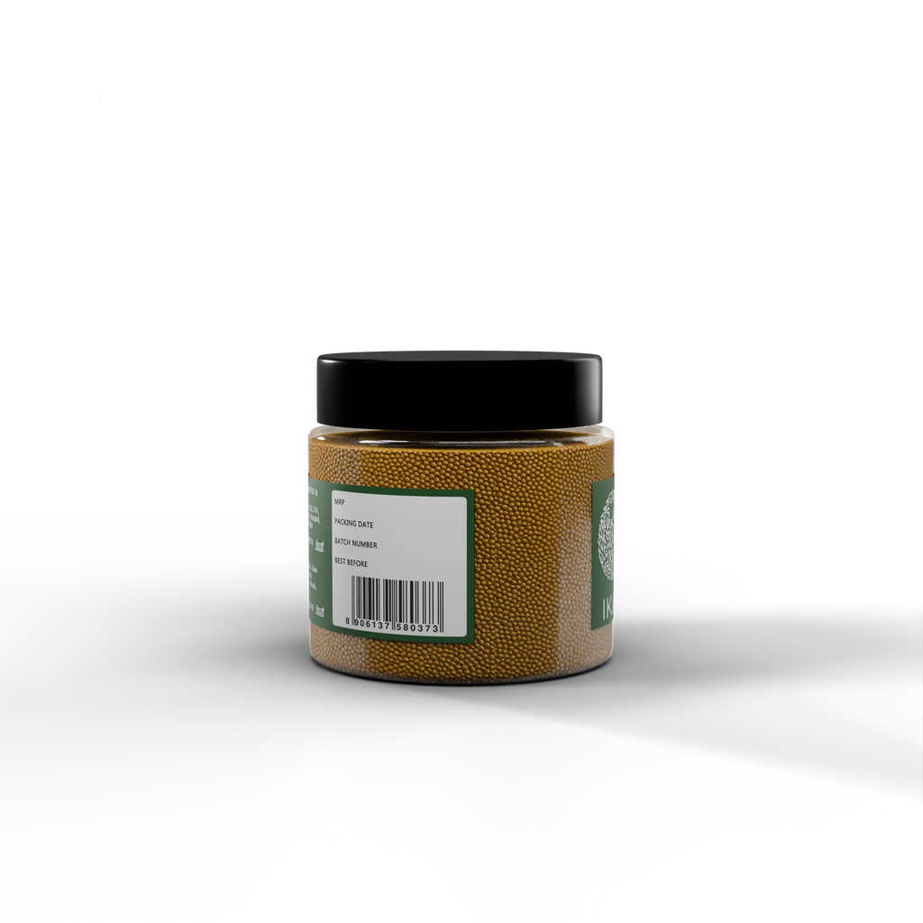 Organic Yellow Mustard Seeds | Peeli Sarson | Vibrant Color | Pungent | 50g