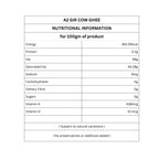 Natural A2 Gir Cow Ghee | Vedic Bilona Method | Curd Churned | 250g