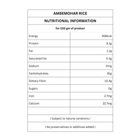 Organic Ambemore Rice | Mango Blossom Aroma | Regional Specialty-Maharashtra | 1000g