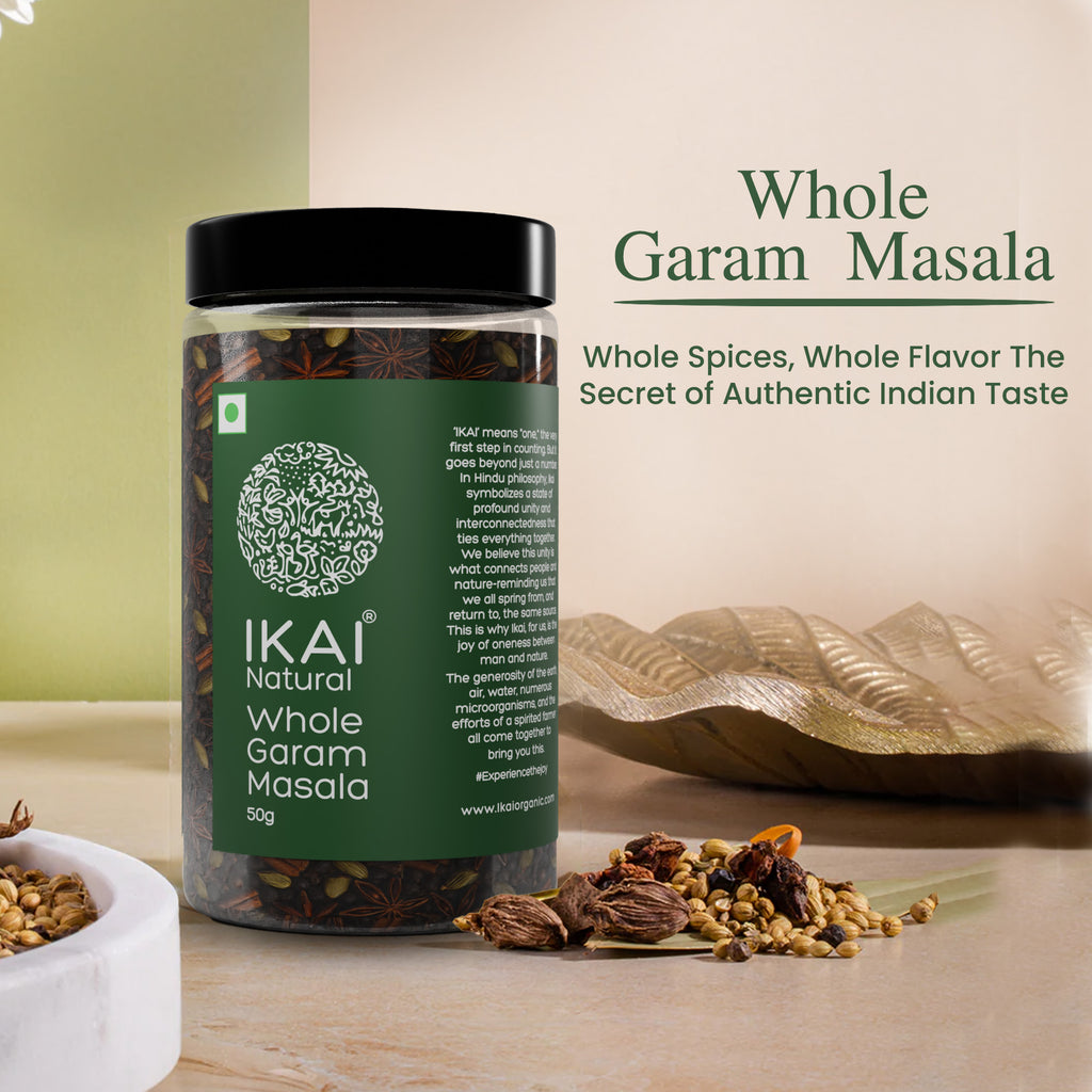 Natural Whole Garam Masala | Spice Mix | Medicinal | Pure | Aromatic | 50g